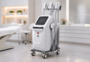 Modern laser lipolysis body contouring device in a clean clinic