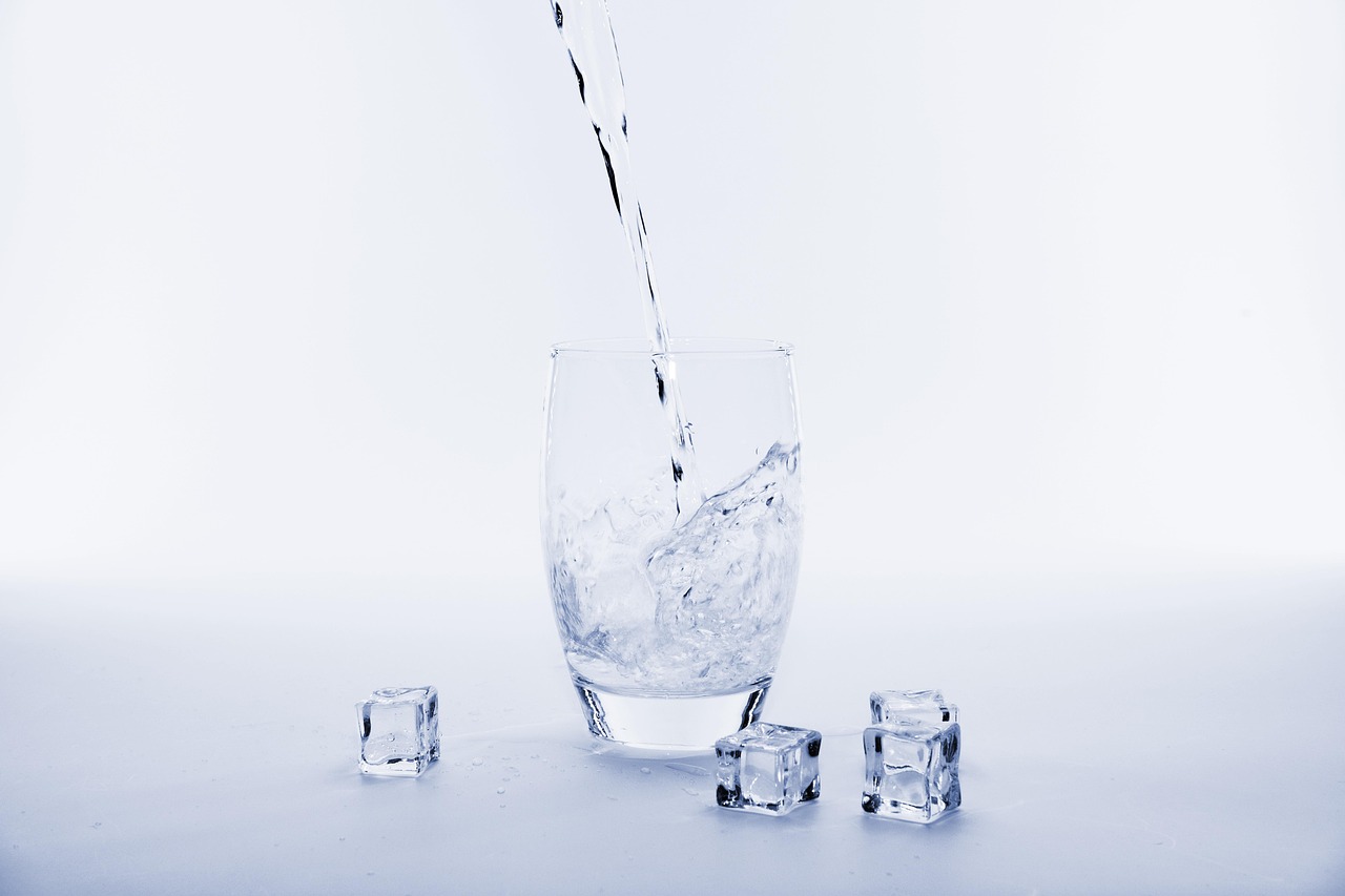 water, nature, ice cubes, drink, refreshment, cool down, ice, cool, cold, liquid