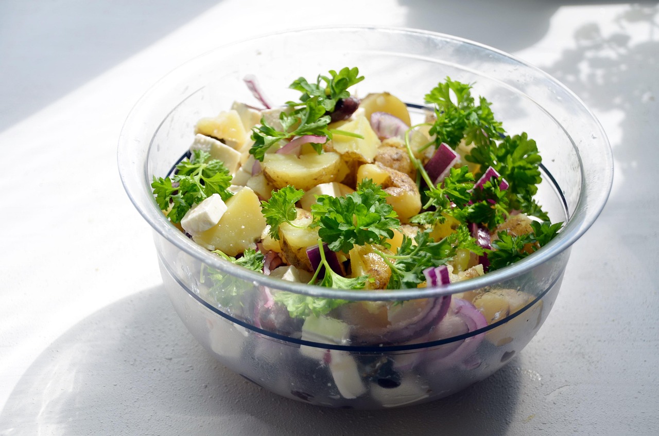 salad, nature, potato salad, summer, food, good