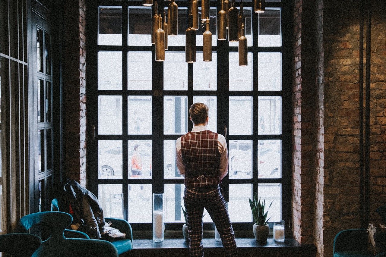 a figure, lonely, lifestyle, clothing, look, sight